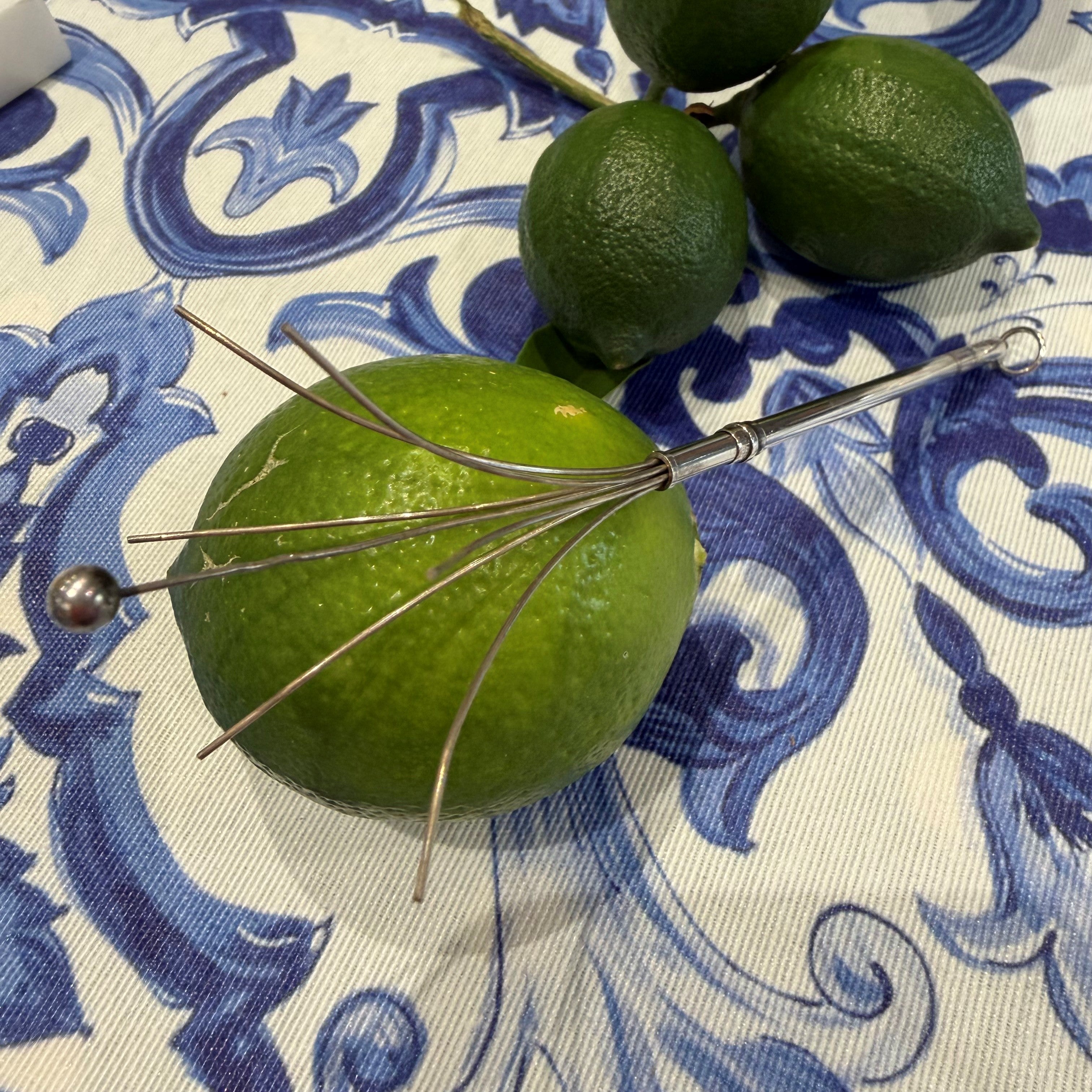 Deakin & Francis Articulated Silver Swizzle Stick Pendant 1932