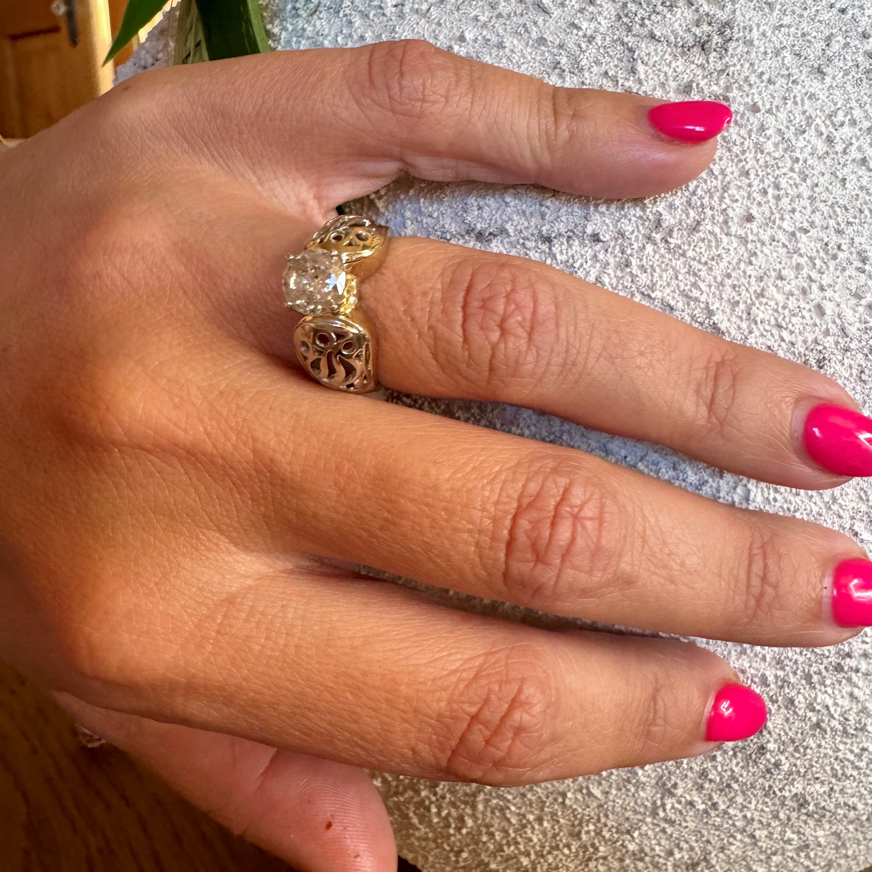 Diamond Saucy Solitaire 1.5 Carat Ring