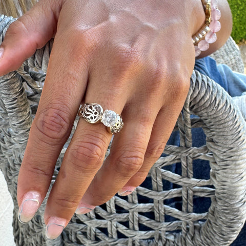 Diamond Saucy Solitaire 1.5 Carat Ring