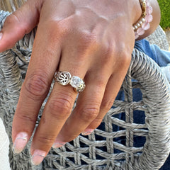 Diamond Saucy Solitaire 1.5 Carat Ring