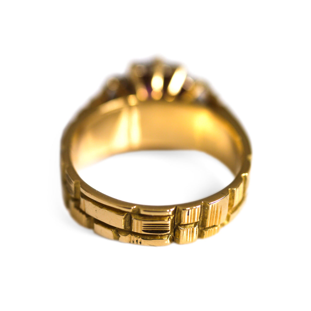 Ruby Decadent Dome Ring 1995