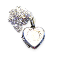 Silver Linings: Heart Locket Necklace 1975