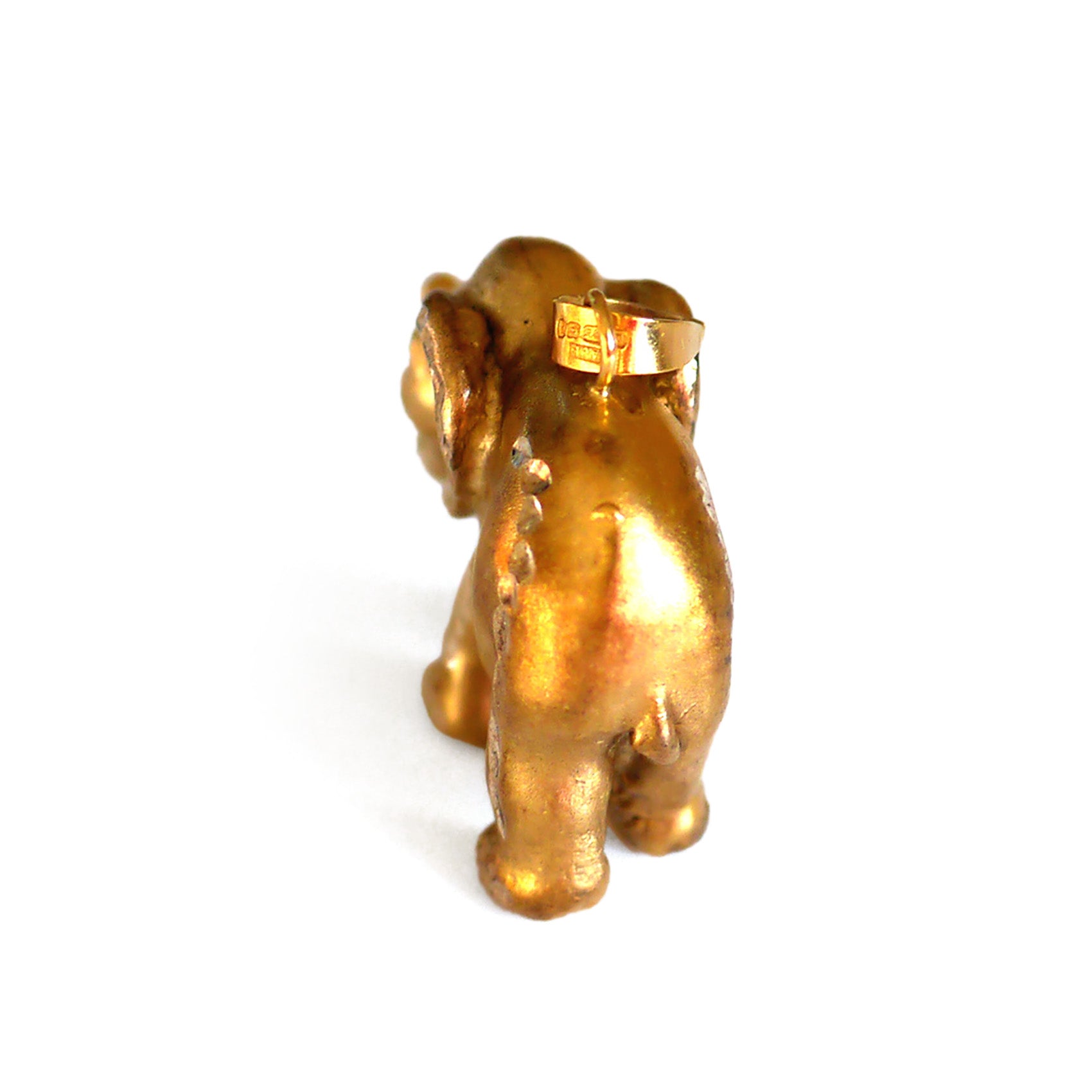 Gold Glorious Gold: Elephant Pendant