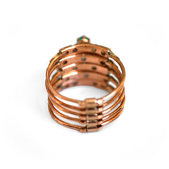 Emerald & Pearl Vintage Ring
