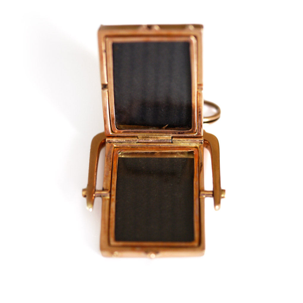 Vintage Lucky Locket Spinner Pendant