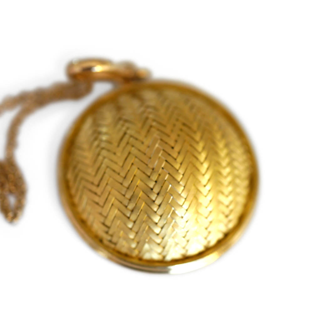 Ceylon Blue Sapphire Gold Weave Necklace