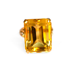 Enormous Citrine Corker of a Cocktail Ring