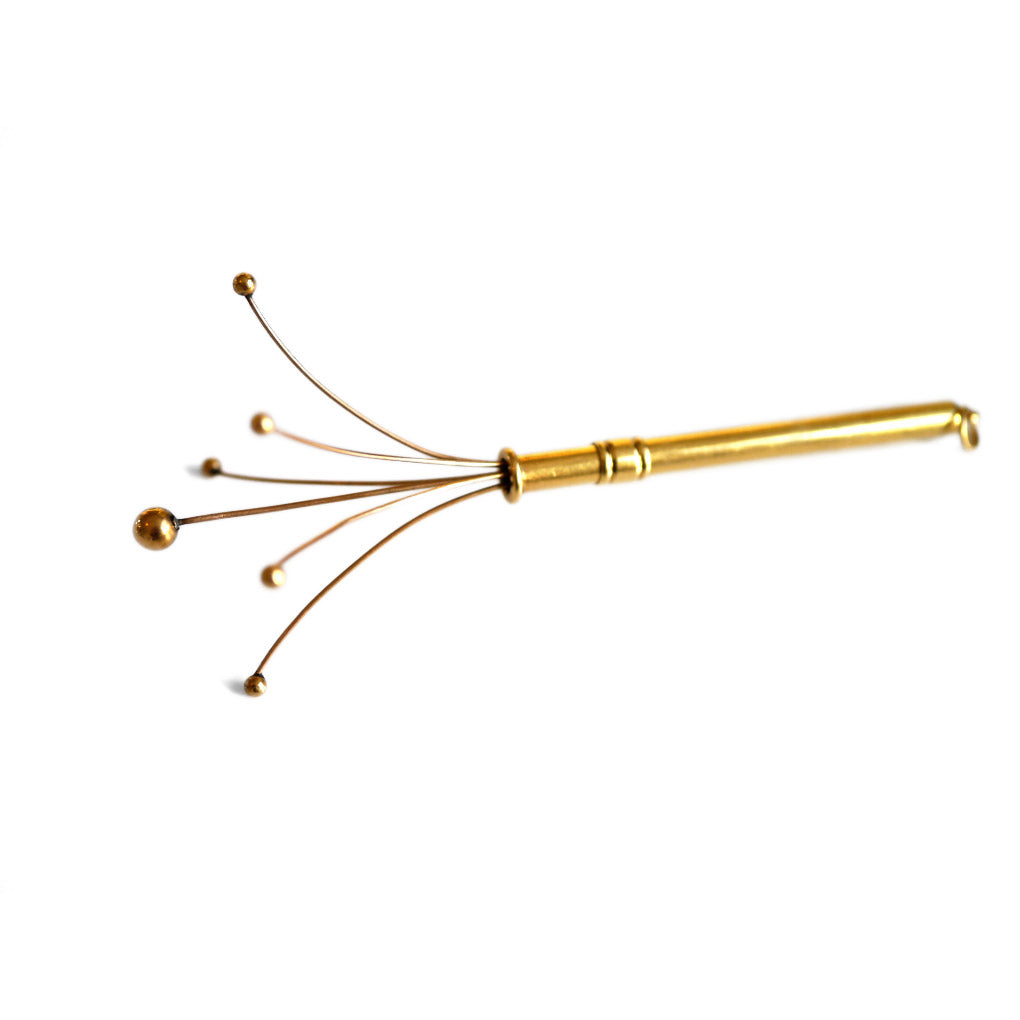 Vintage Gold Drink Stirrer Swizzle StickPendant