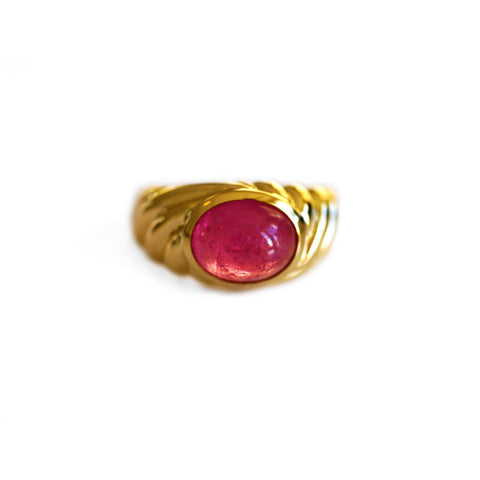 Pink Tourmaline Ring
