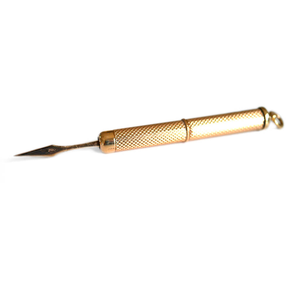 1966 Vintage Gold Toothpick Pendant