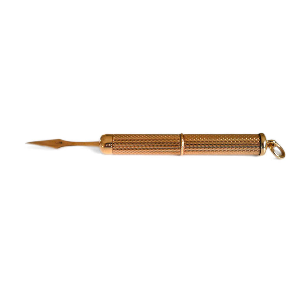 1966 Gold Toothpick Vintage Pendant