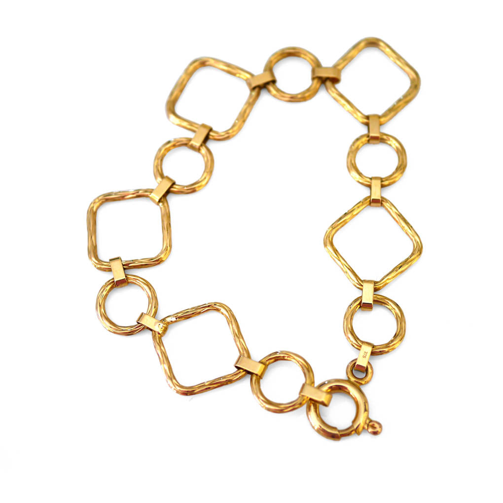 Gold Glorious Gold: Modernist Gold Bracelet