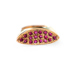 Radiant Ruby 1970s Dress Ring