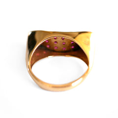 Radiant Ruby 1970s Dress Ring
