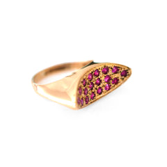Radiant Ruby 1970s Dress Ring