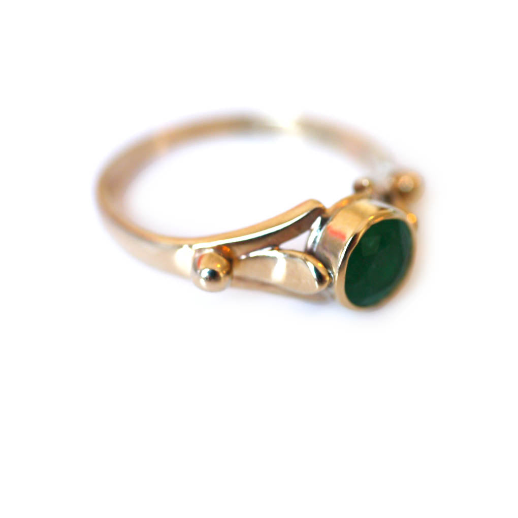 Emerald Dolly Dress Ring 1981