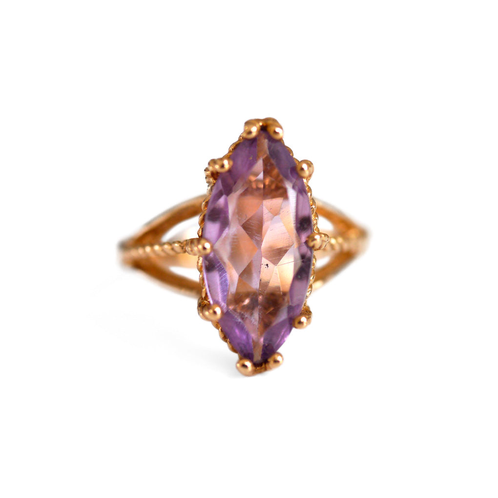1990s Amethyst Marquessa Ring