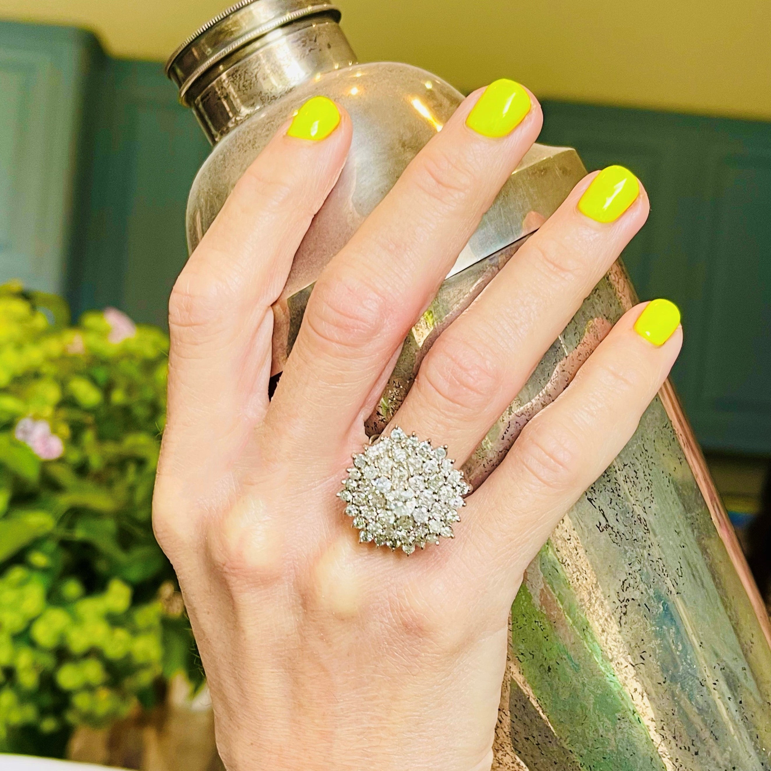 Excess Diamond Cocktail Ring