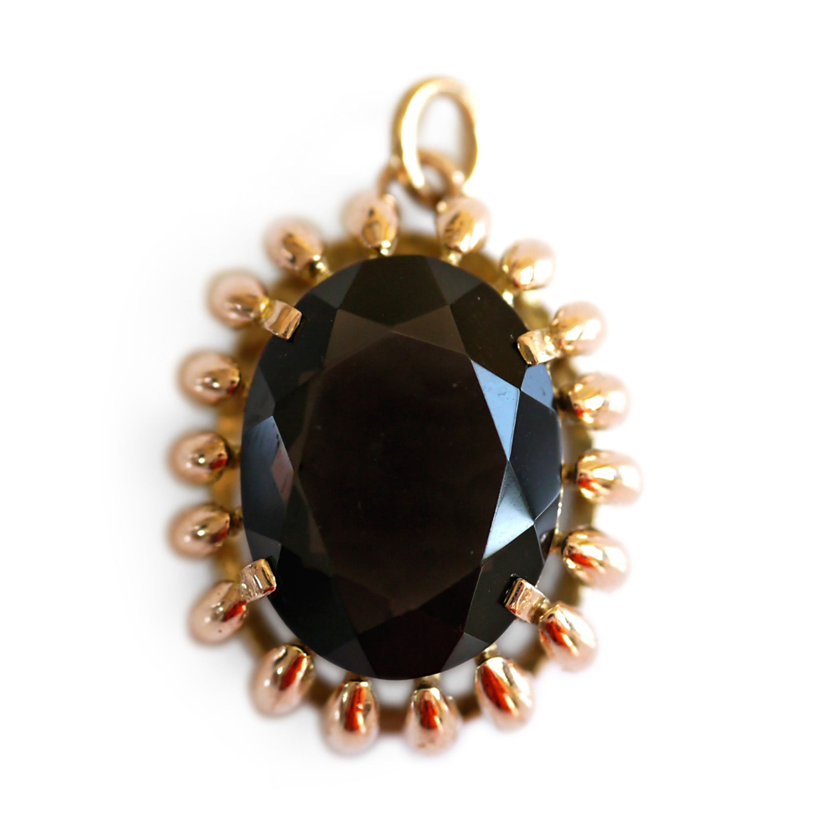 Smoky Quartz Pendant Necklace