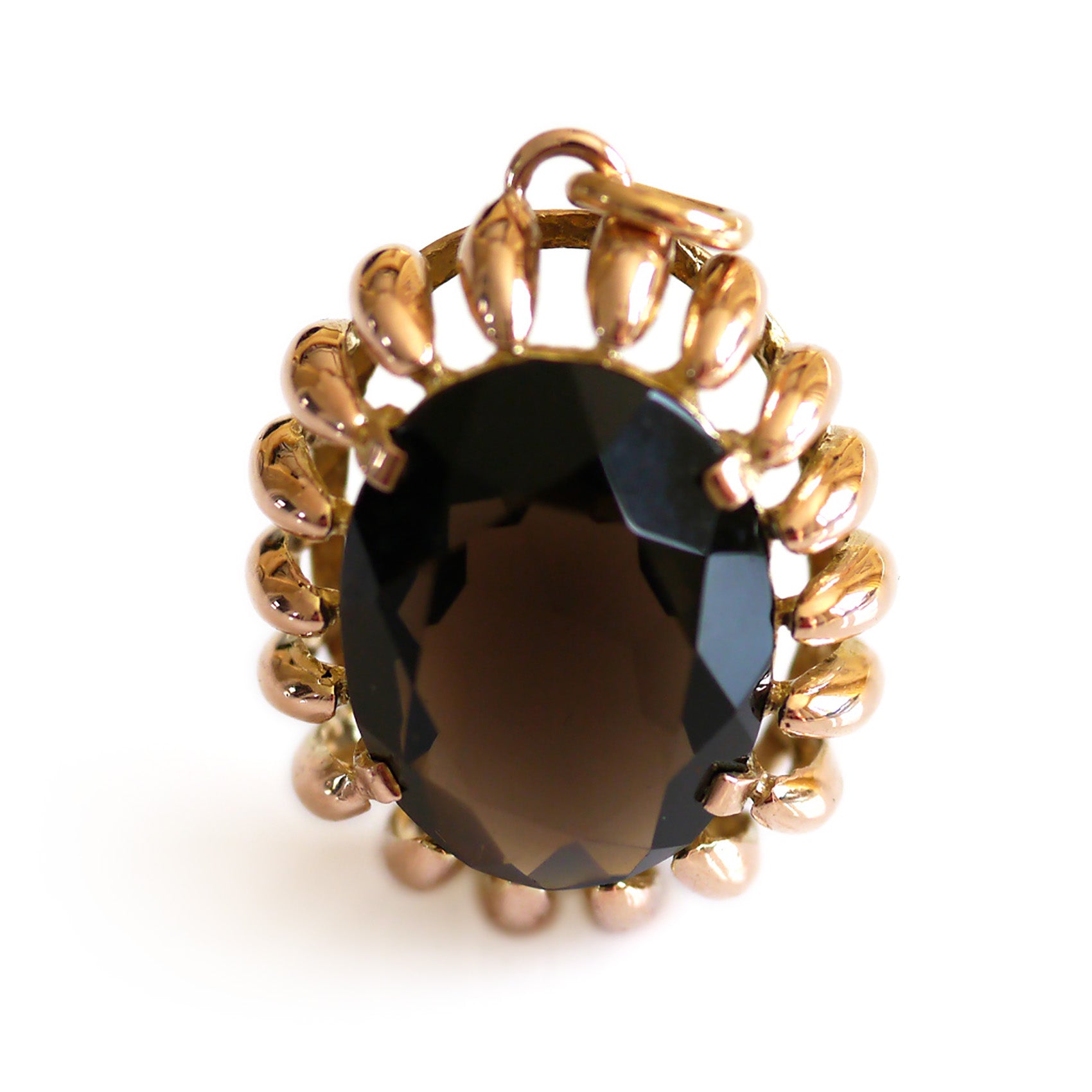 Smoky Quartz Pendant Necklace