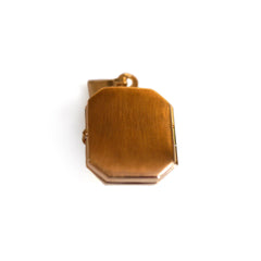 Blue Topaz Vintage Locket Pendant