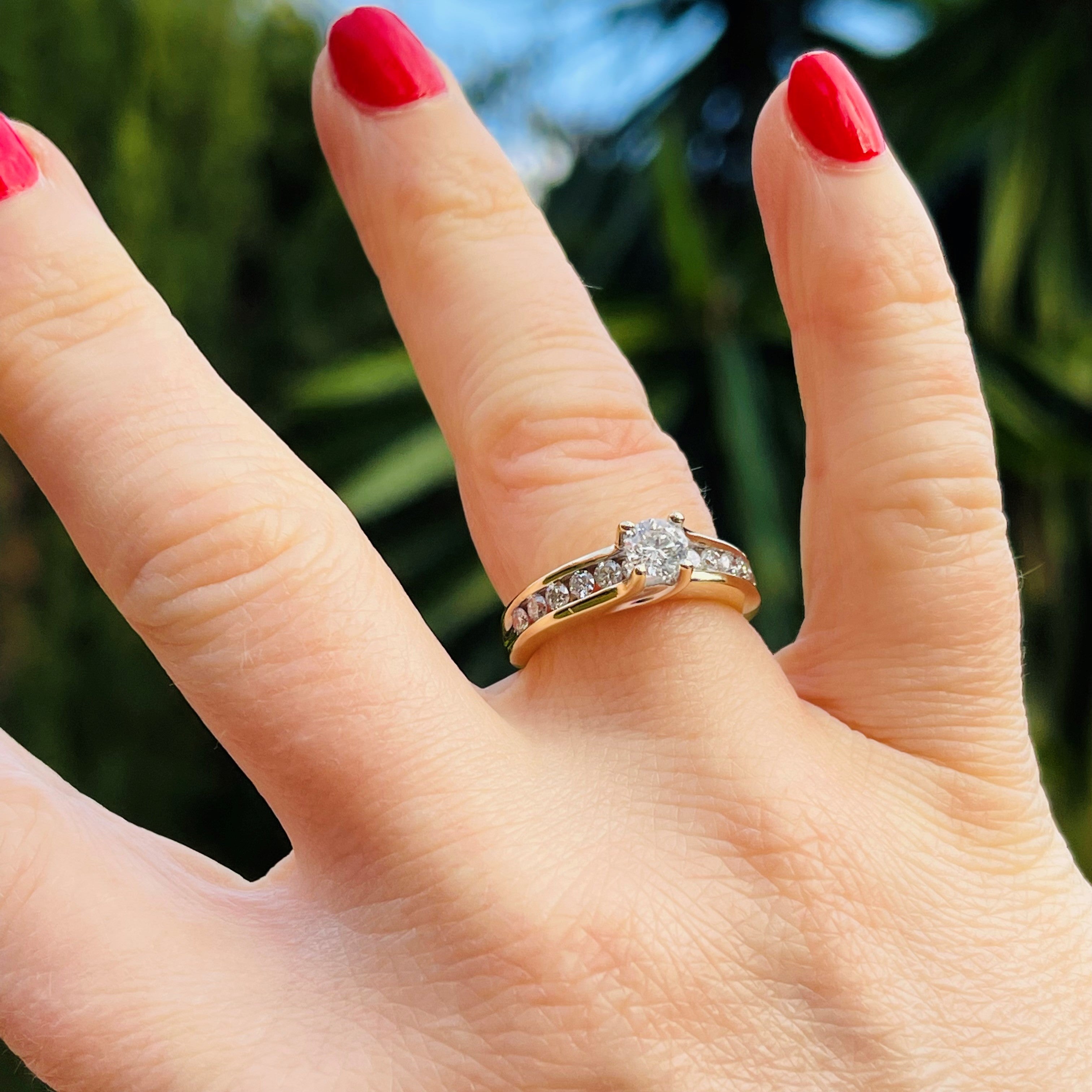 Decadent Dazzling Diamond Ring