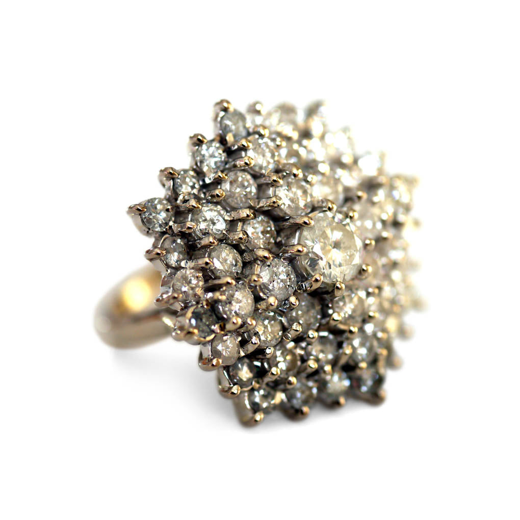 Excess Diamond Cocktail Ring