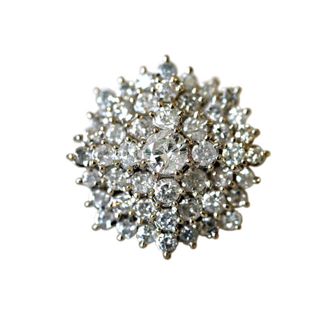 Excess Diamond Cocktail Ring