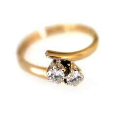 Vintage Dazzling Diamond Duo Dress Ring