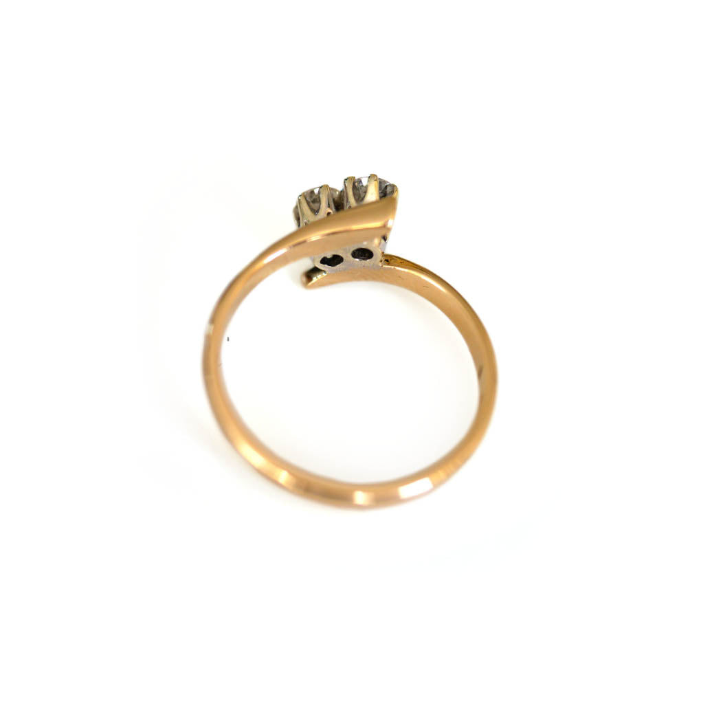 Vintage Diamond Duo Dress Ring