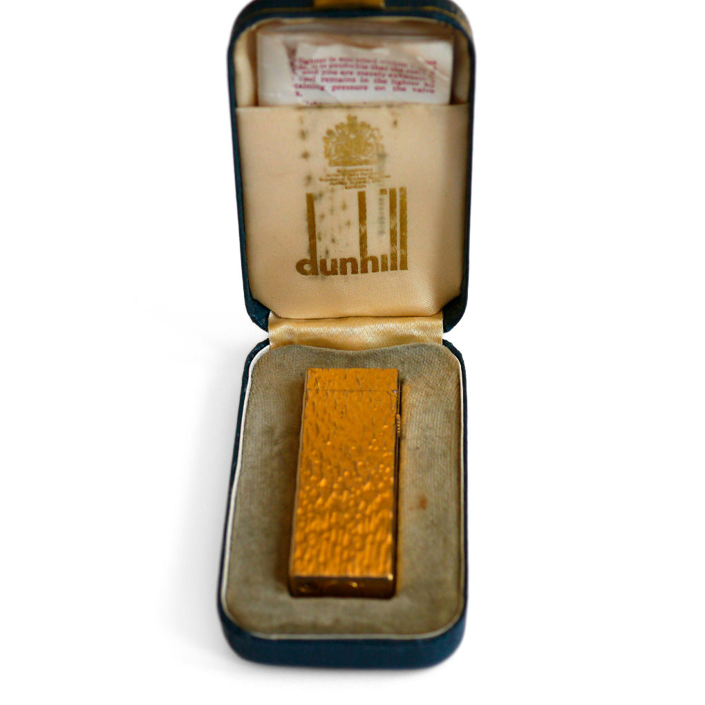 Boxed 1970s Vintage Dunhill Rollagas Lighter
