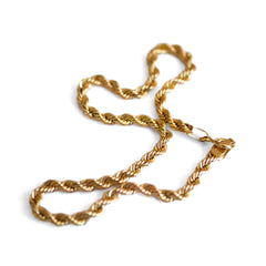 Vintage Gold Rope Bracelet