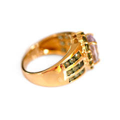 Kunzite & Peridot Cocktail Ring