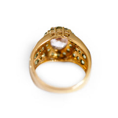 Kunzite & Peridot Cocktail Ring