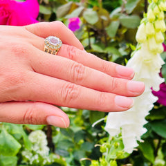 Kunzite & Peridot Cocktail Ring