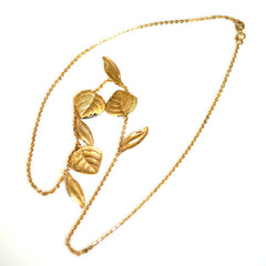 Gold Glorious Gold: Leafy Sautoir