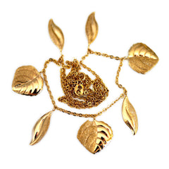 Gold Glorious Gold: Leafy Sautoir