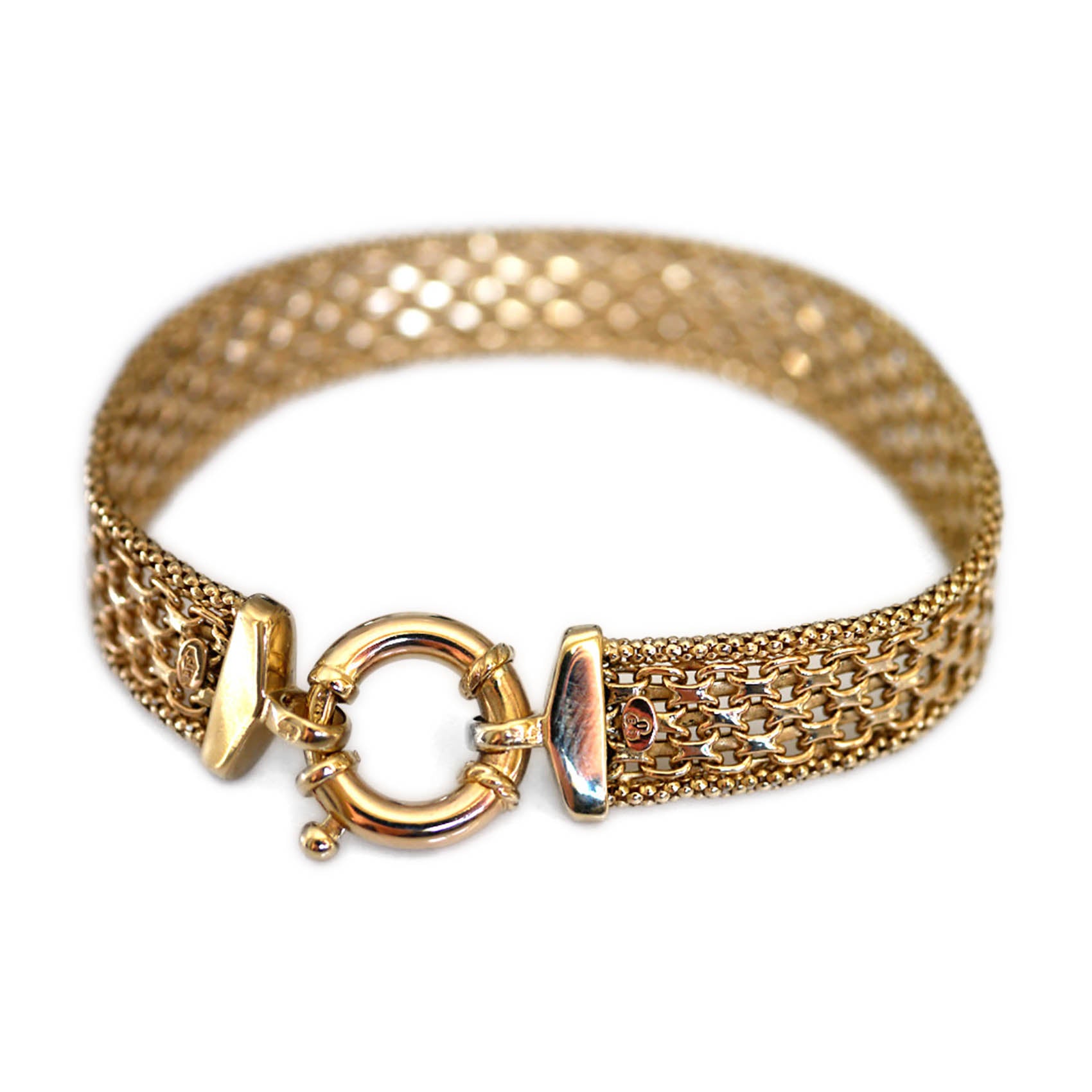 Gold Glorious Gold: Mesh Bracelet