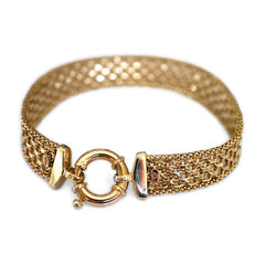 Gold Glorious Gold: Mesh Bracelet