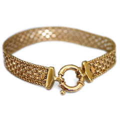 Gold Glorious Gold: Mesh Bracelet