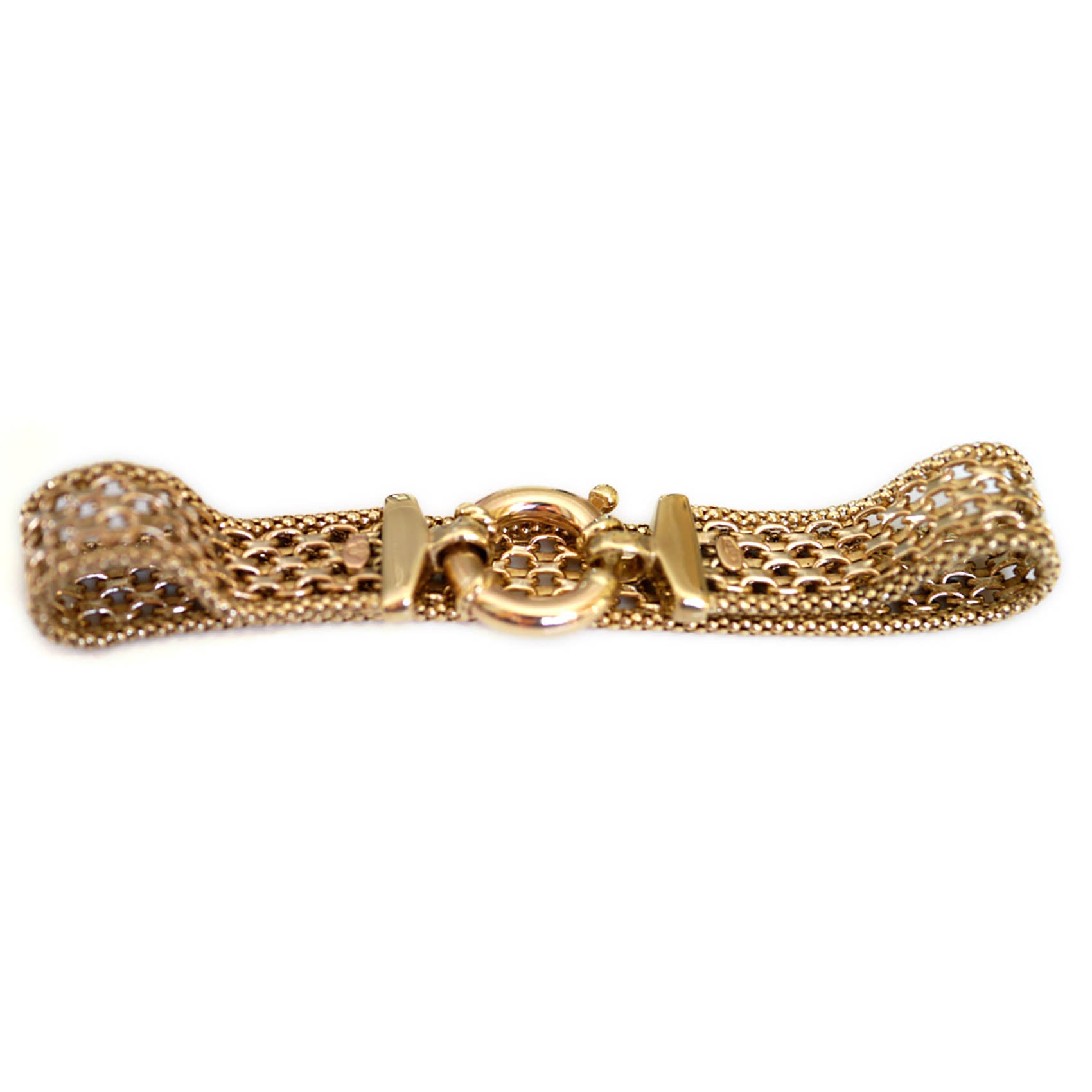 Gold Glorious Gold: Mesh Bracelet