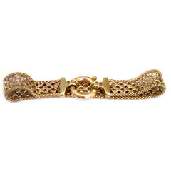 Gold Glorious Gold: Mesh Bracelet