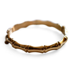 Gold Glorious Gold: Bamboo Bangle