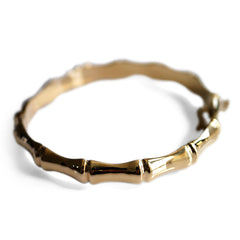Gold Glorious Gold: Bamboo Bangle