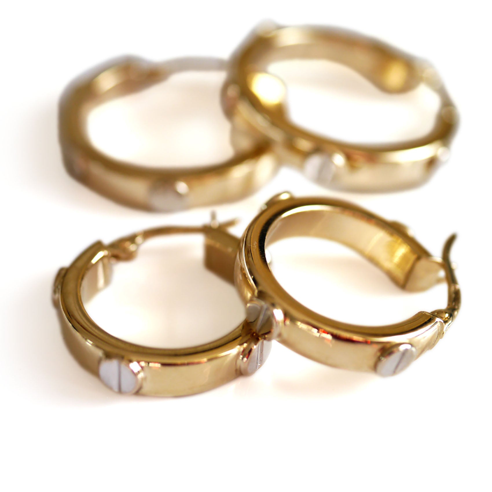 Gold Glorious Gold: Circle of Love Earrings Medium