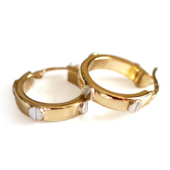 Gold Glorious Gold: Circle of Love Earrings Small