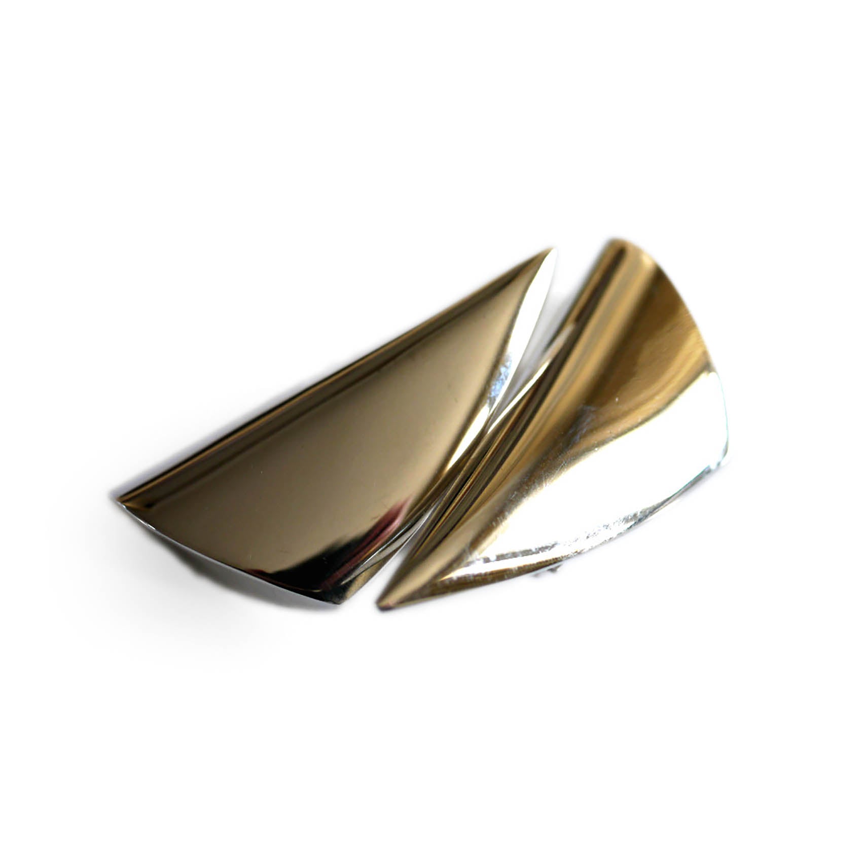 Silver Tusk Vintage Earrings