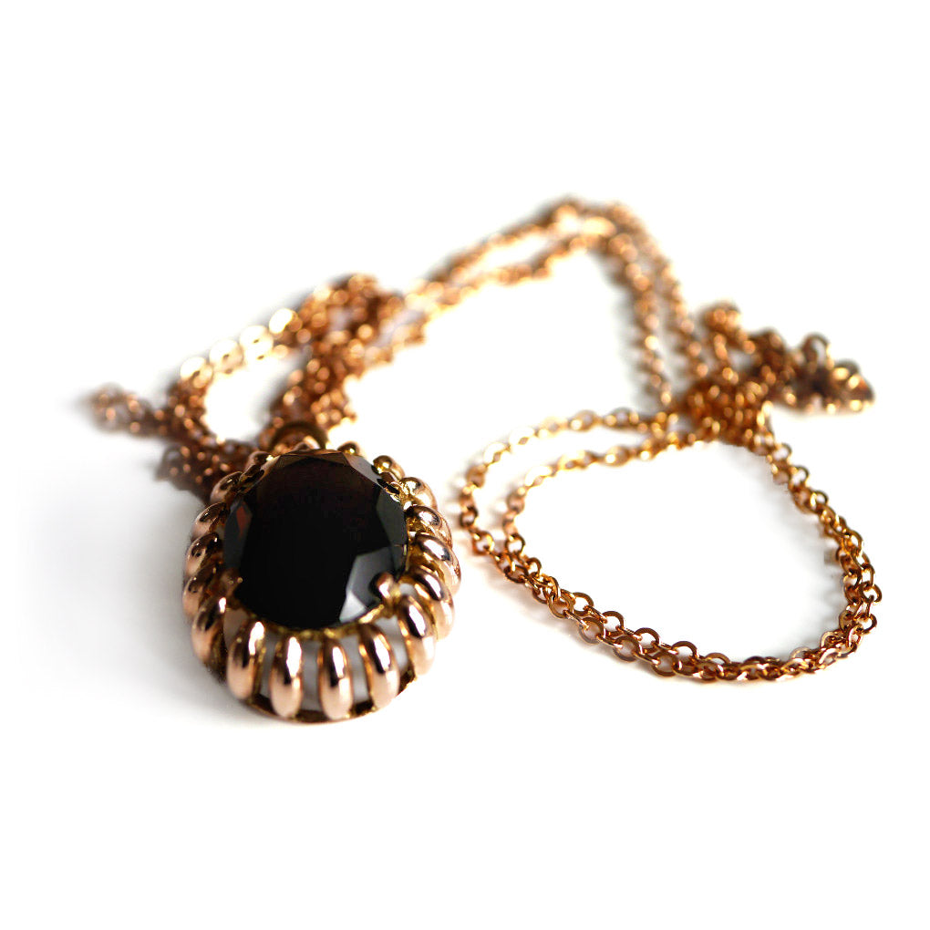Smoky Quartz Pendant Necklace