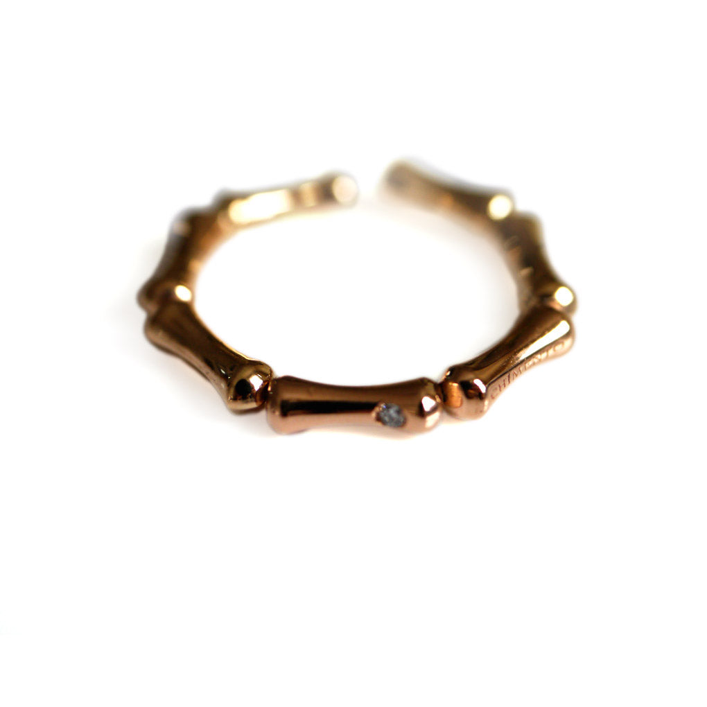 Chimento Diamond Bamboo Ring