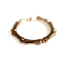 Chimento Diamond Bamboo Ring